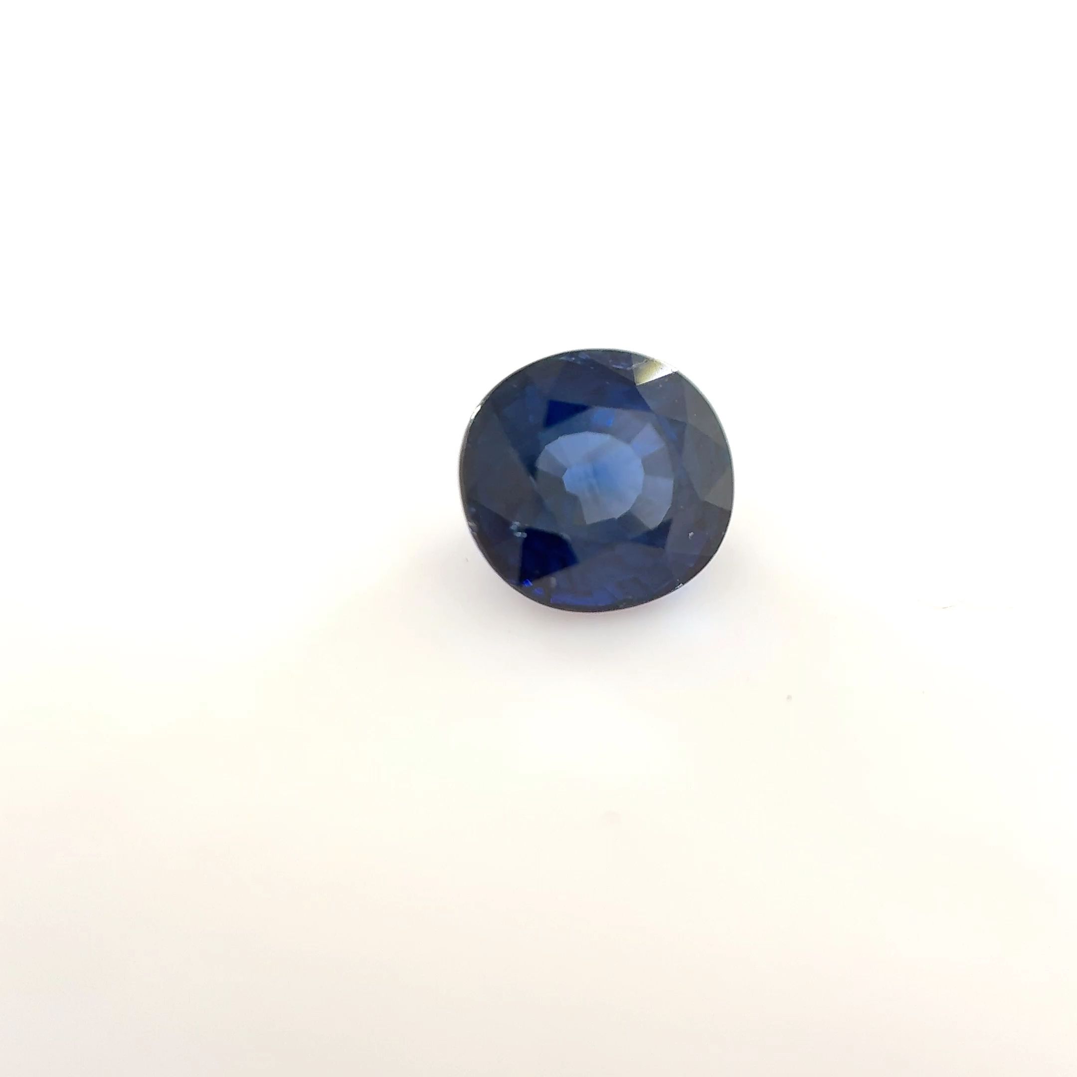 Szafir 1,05 ct, niebieski, szlif cushion