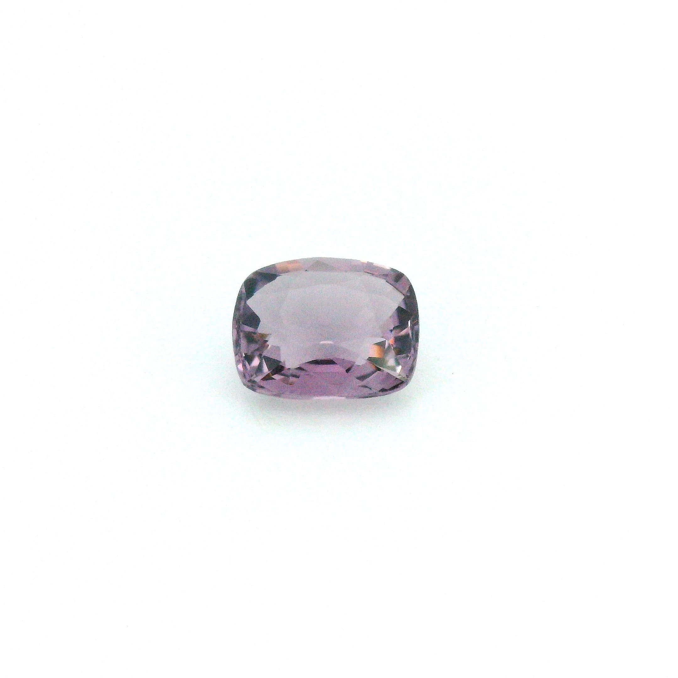 Spinel 1,24 ct, purpurowy, szlif cushion