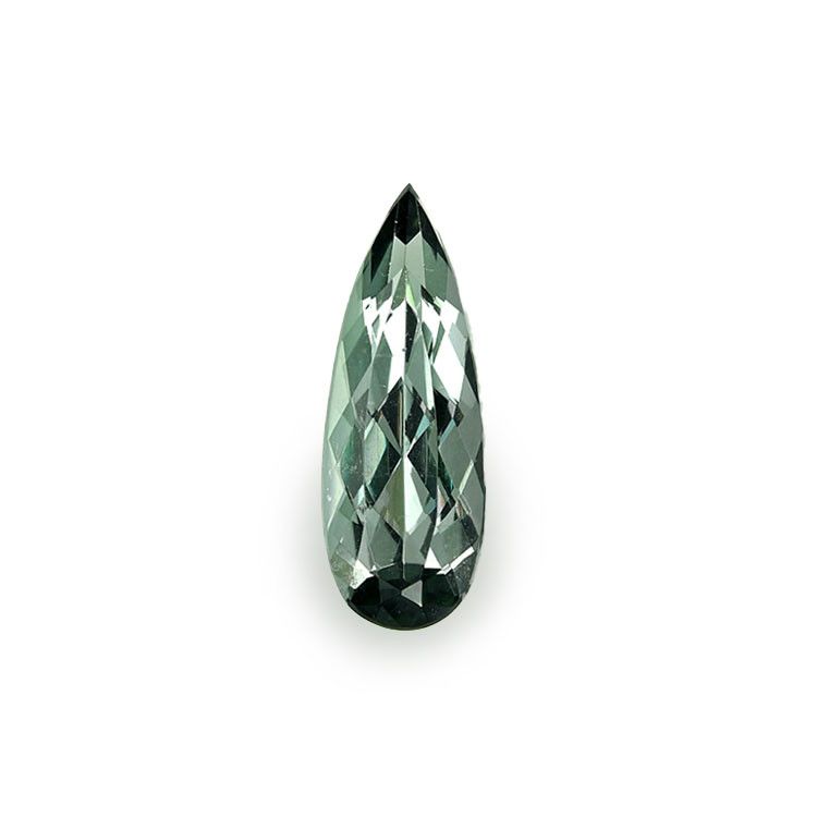 TOURMALINE FACETED 4.16ct GREEN Green EC BRAZIL HEATED