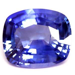Szafir 7,43 ct, niebieski, szlif cushion