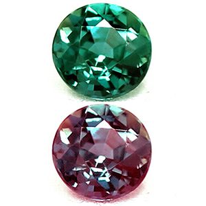 ALEXANDRITE FACETED 0.12ct GREEN Blue Green to Intense Purple SI BRAZIL NONE