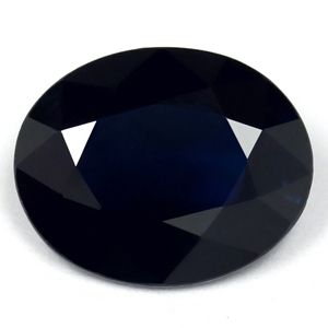 Szafir 2,72 ct, niebieski, szlif owalny