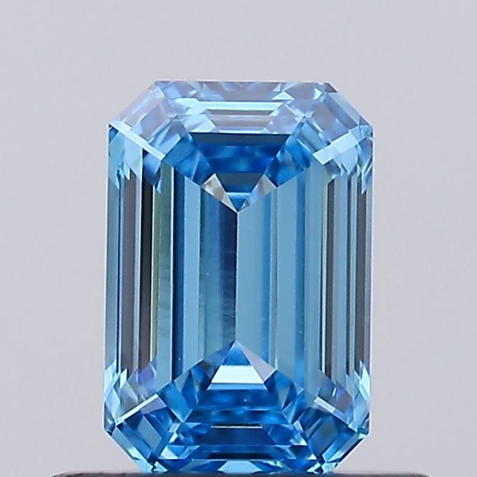 0.67 CT Fancy Vivid Blue EMERALD