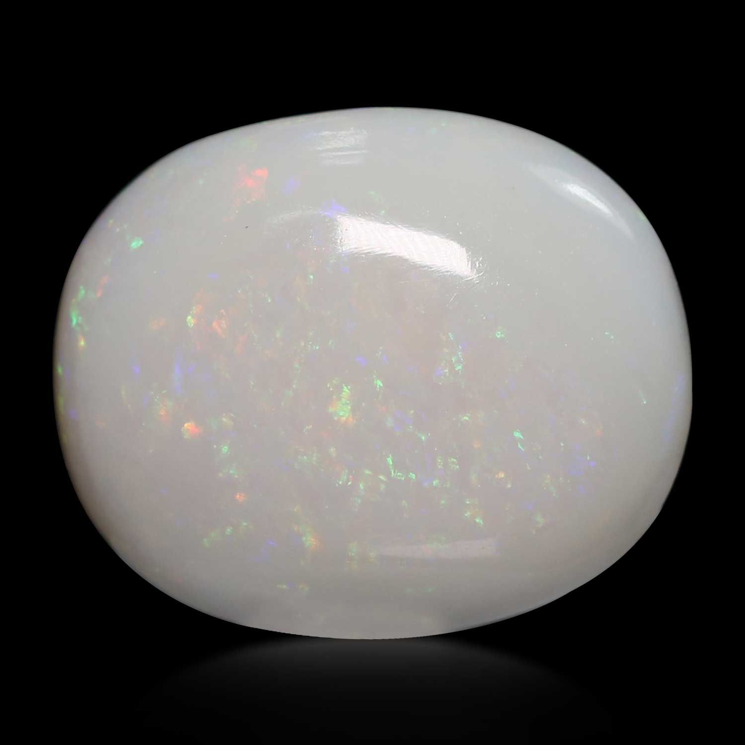 OPAL CABOCHON 3.9ct WHITE MI AUSTRALIA NONE