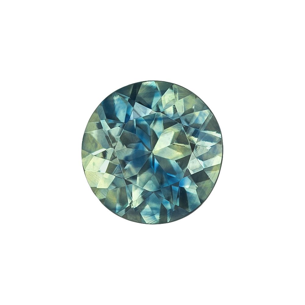 SAPPHIRE FACETED 0.78ct TEAL SI UNITEDSTATES HEATED