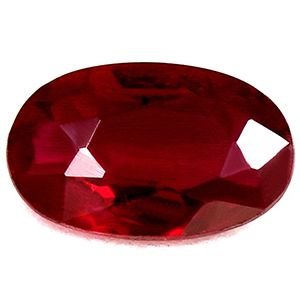RUBY FACETED 0.41ct RED Pigeon Blood Red EC REST_OF_AFRICA HEATED