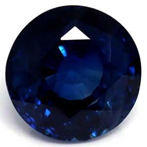 SAPPHIRE FACETED 1.09ct BLUE Deep Blue EC MADAGASCAR HEATED
