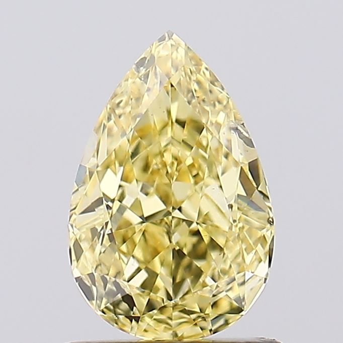 1.01 CT Fancy Vivid Yellow PEAR