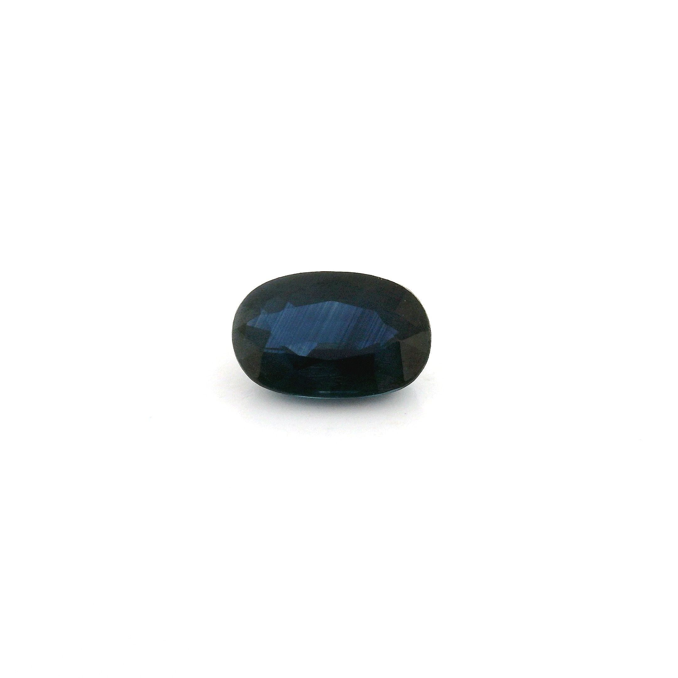 Szafir 1,04 ct, niebieski, szlif owalny