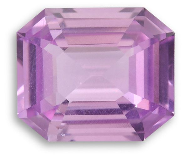 Szafir 3,24 ct, pomarańczowy, szlif szmaragdowy