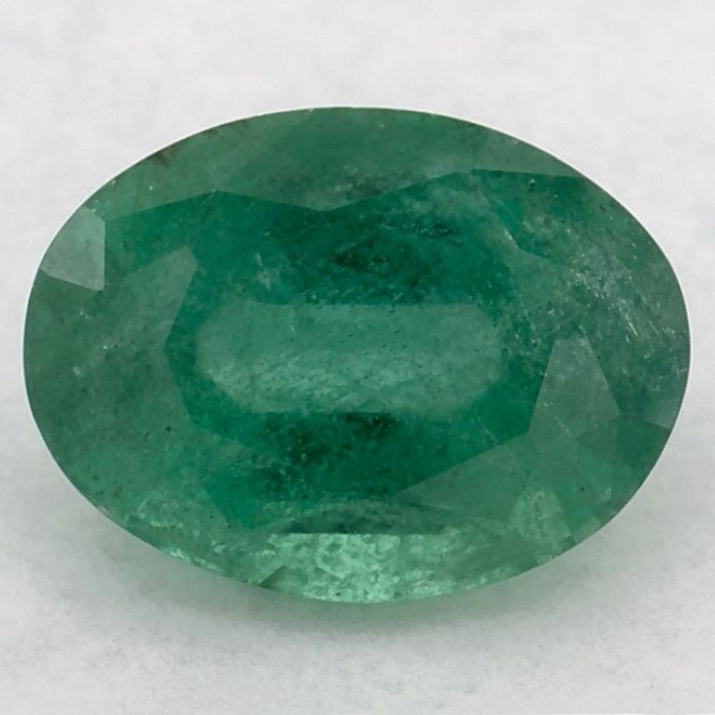 Szmaragd 1,39 ct, zielony, szlif owalny