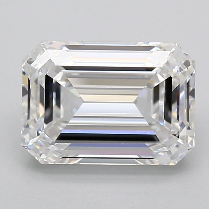 Diamant Émeraude 4.03 ct - Couleur D - Pureté VVS1