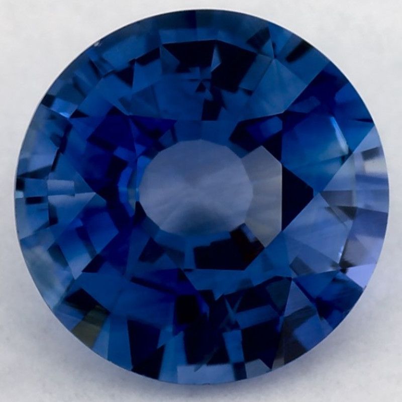 Szafir 1,78 ct, niebieski, szlif okrągły