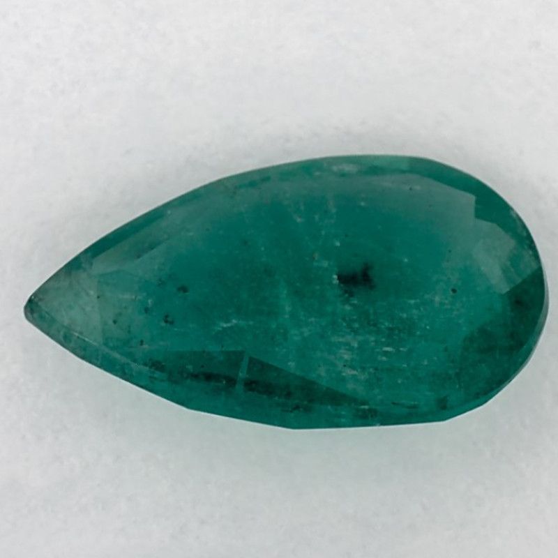 Szmaragd 2,75 ct, zielony, szlif gruszka