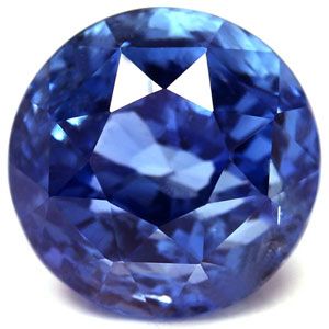 Szafir 7,77 ct, niebieski, szlif okrągły