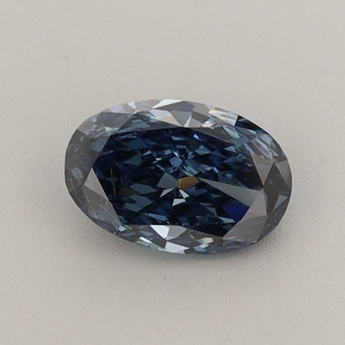 0.54 CT Fancy Deep Blue OVAL
