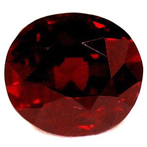 Rubin 1,18 ct, czerwony, szlif owalny