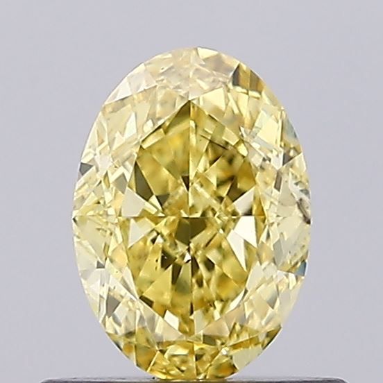 0.56 CT Fancy Intense Yellow OVAL