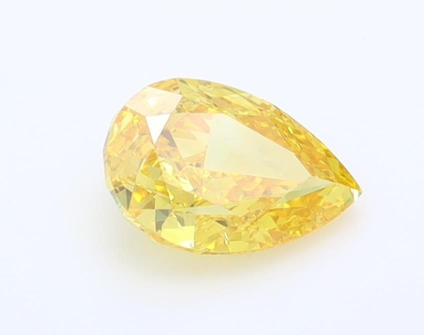 1.03 CT Fancy Vivid Yellow PEAR