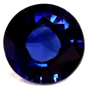SAPPHIRE FACETED 0.98ct BLUE Intense Blue EC MADAGASCAR HEATED