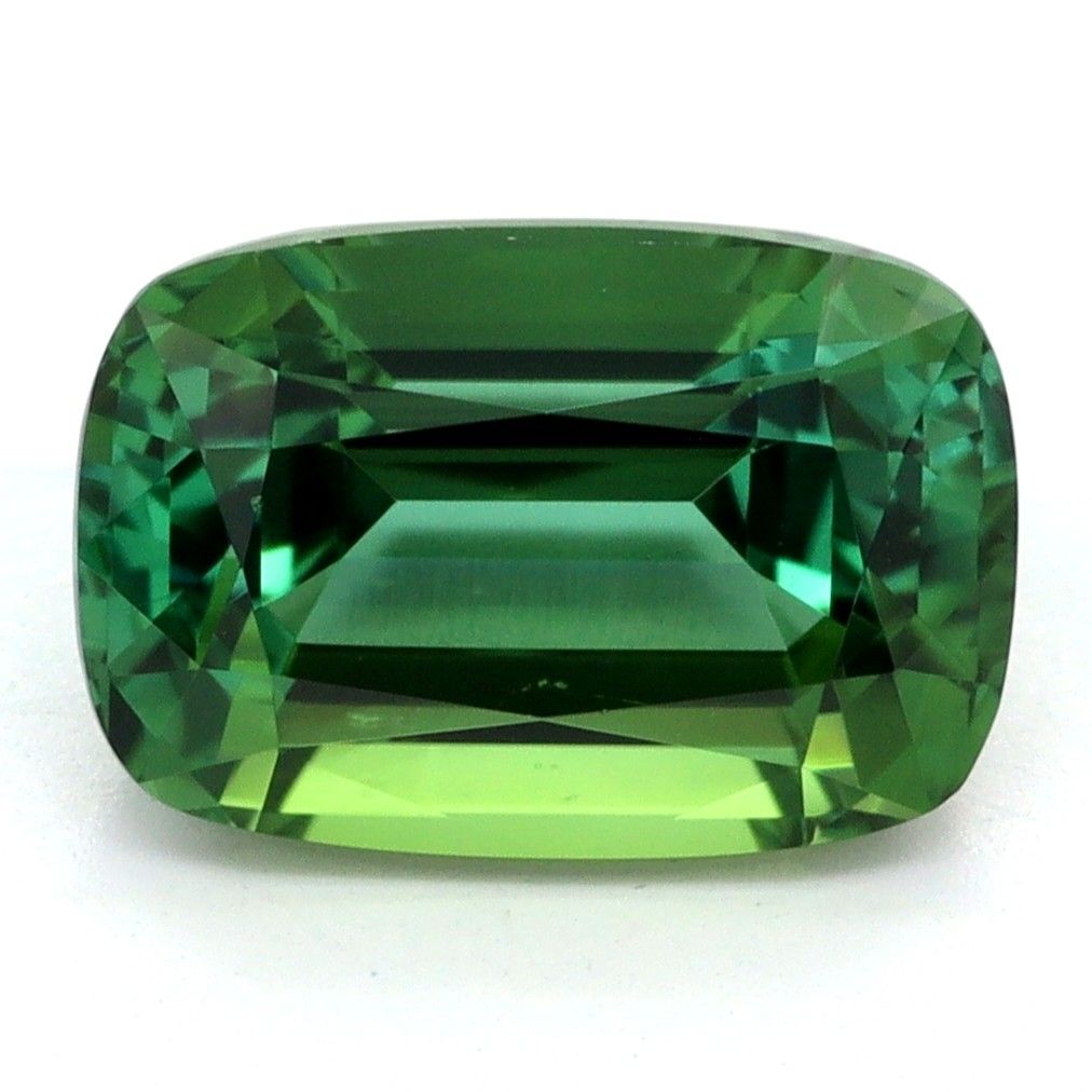 Turmalin 1,95 ct, zielony, szlif cushion