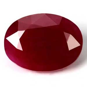 RUBY FACETED 4.97ct RED Medium Red EC REST_OF_AFRICA NONE