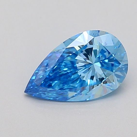 0.6 CT Fancy Intense Blue PEAR