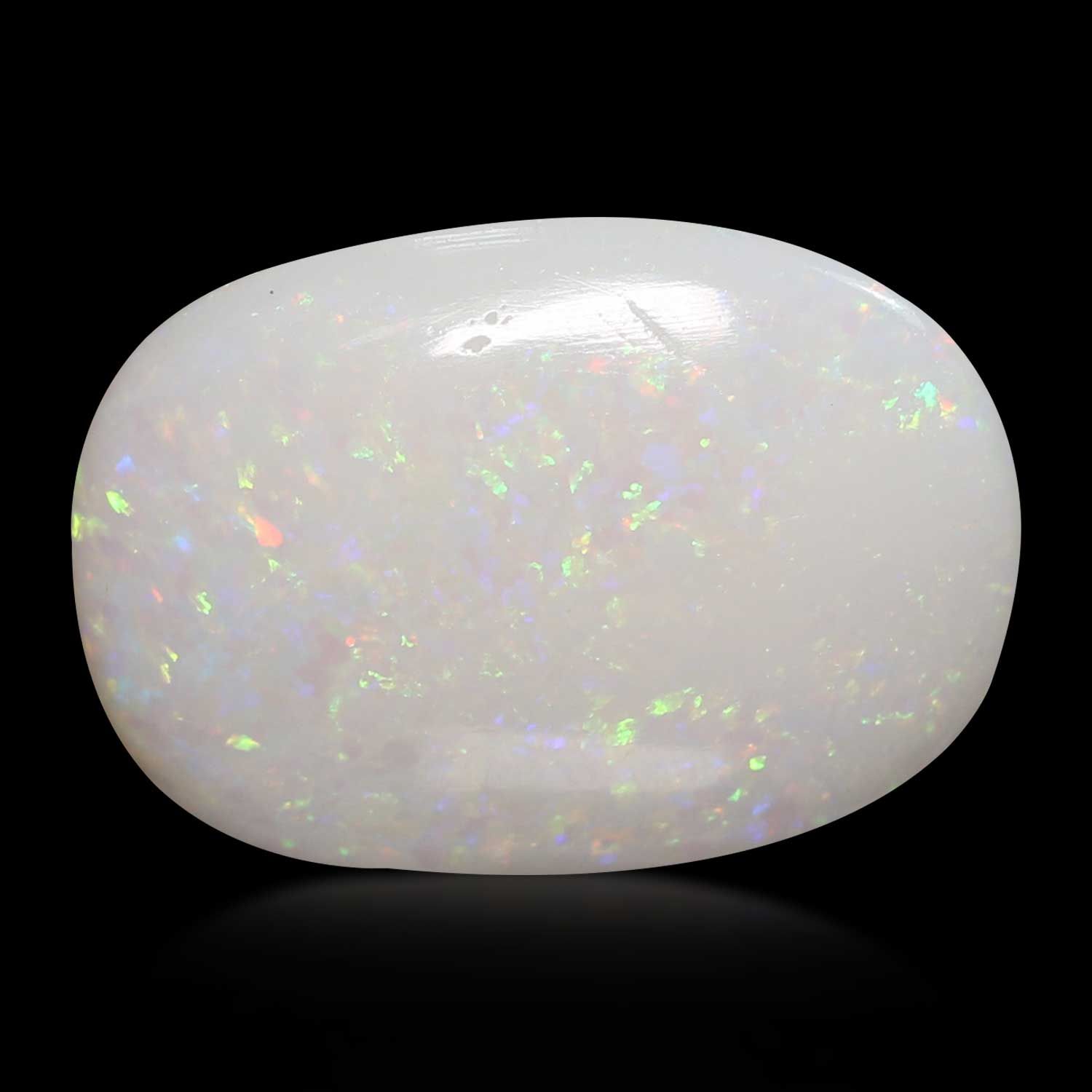 OPAL CABOCHON 4.28ct WHITE MI AUSTRALIA NONE