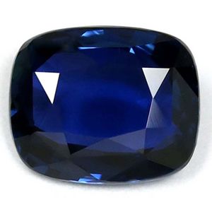 Szafir 1,58 ct, niebieski, szlif cushion