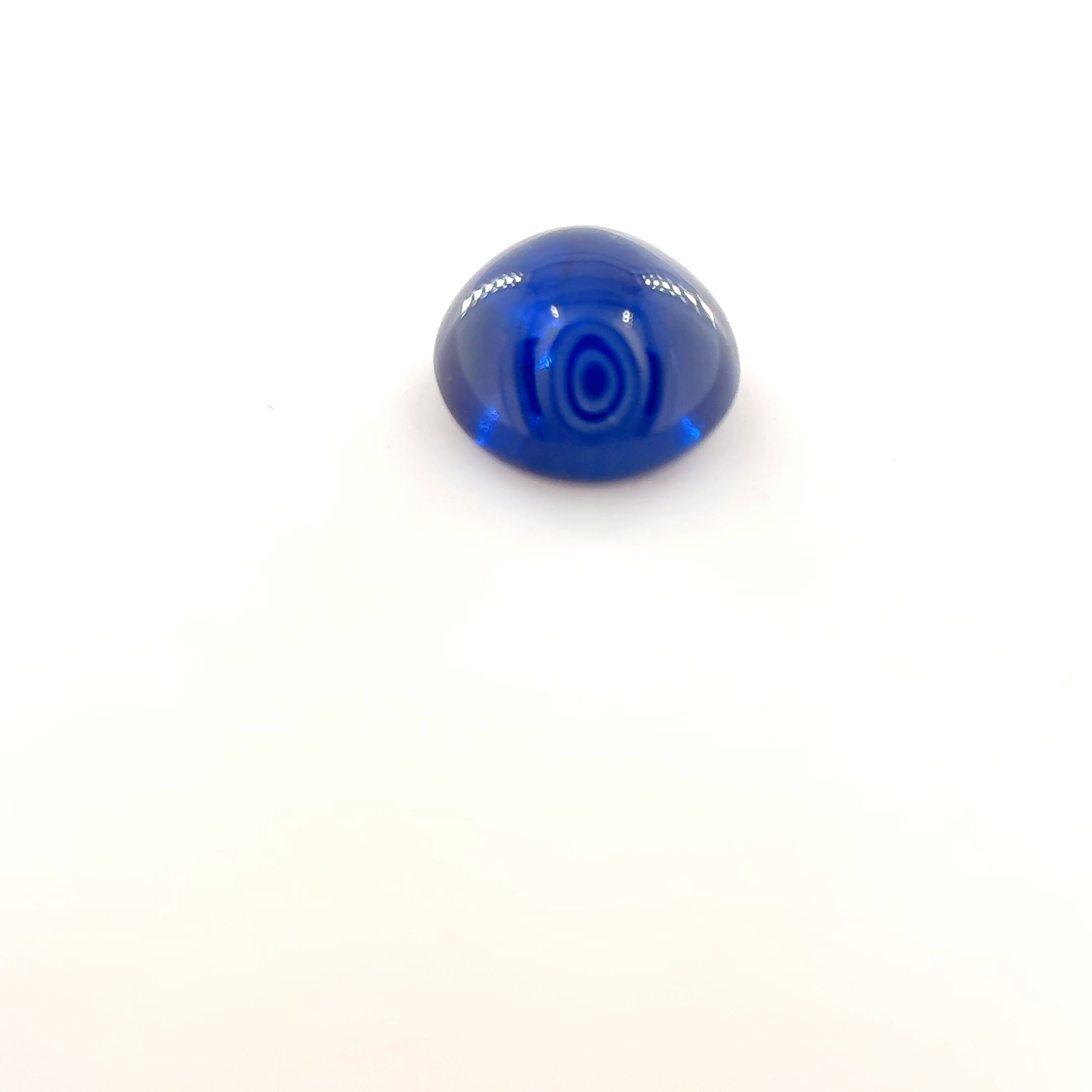 Szafir 1,17 ct, niebieski, kaboszon