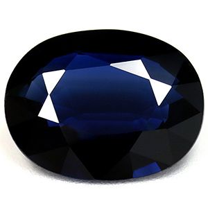 SAPPHIRE FACETED 2.47ct BLUE Deep Blue EC MADAGASCAR HEATED