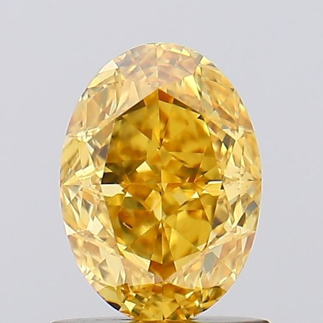 1.08 CT Fancy Vivid Yellow OVAL