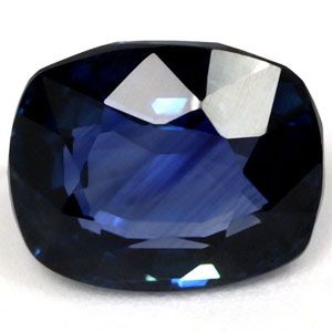 SAPPHIRE FACETED 1.36ct BLUE Intense Blue SI MADAGASCAR HEATED