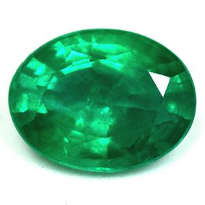 Szmaragd 3,21 ct, zielony, szlif owalny