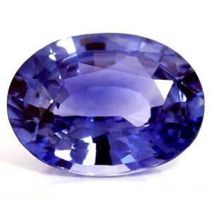 Szafir 2,57 ct, niebieski, szlif owalny