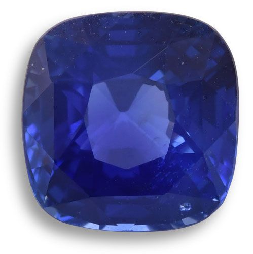 Szafir 7,06 ct, niebieski, szlif cushion