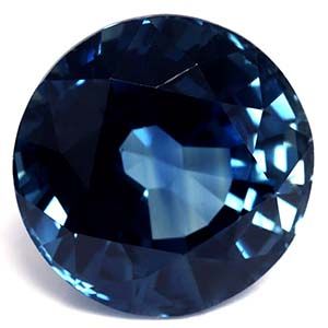Szafir 5,17 ct, niebieski, szlif okrągły