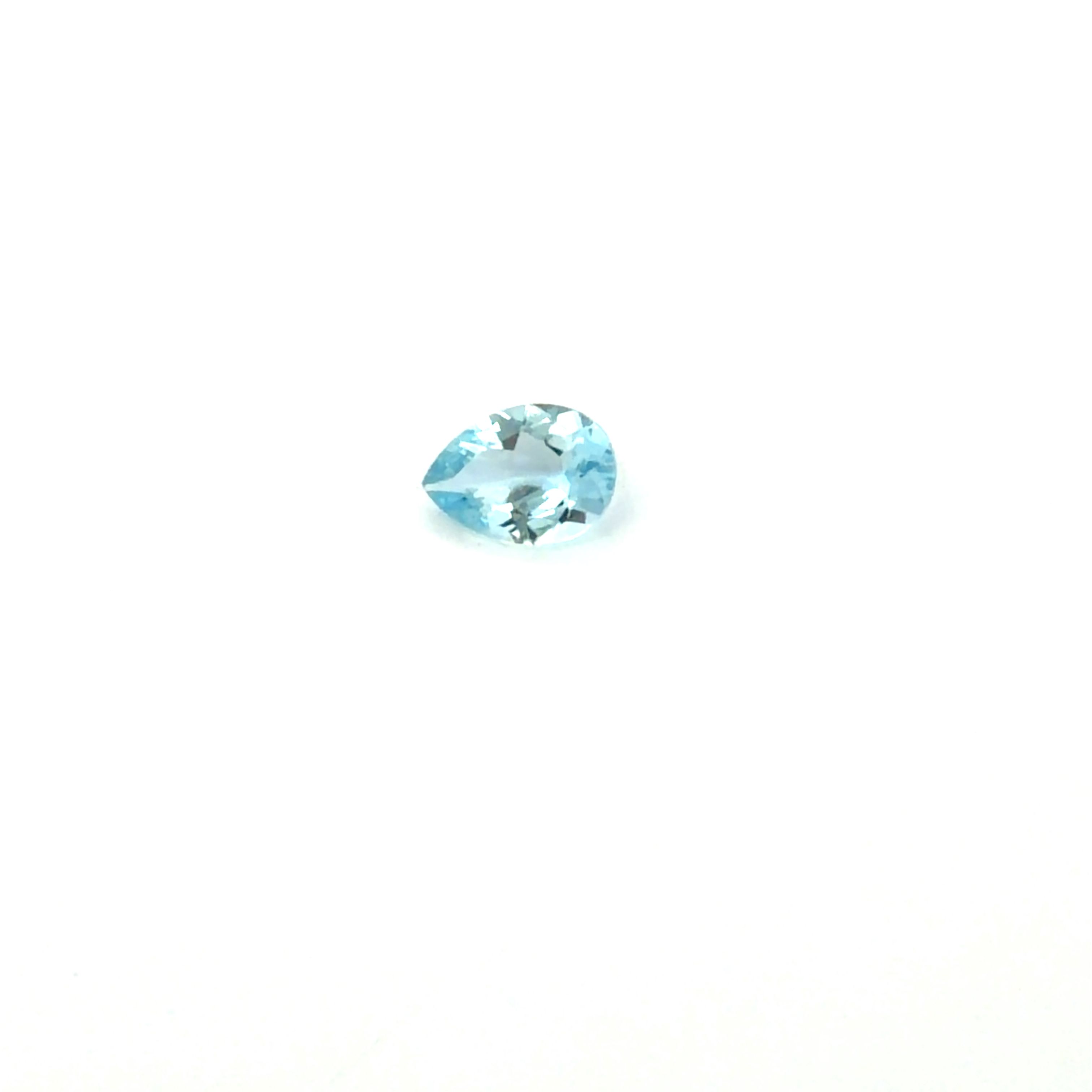 0.56 ct Pear aquamarine