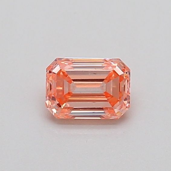 0.34 CT Fancy Intense Orange EMERALD