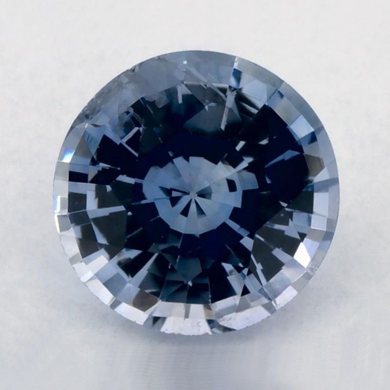 Szafir 1,44 ct, niebieski, szlif okrągły