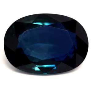 SAPPHIRE FACETED 0.97ct BLUE Deep Blue EC MADAGASCAR HEATED