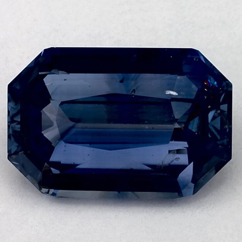 Szafir 3,51 ct, niebieski, szlif ośmiokątny