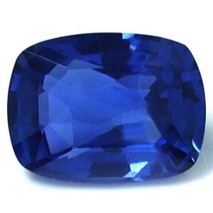 Szafir 1,35 ct, niebieski, szlif cushion