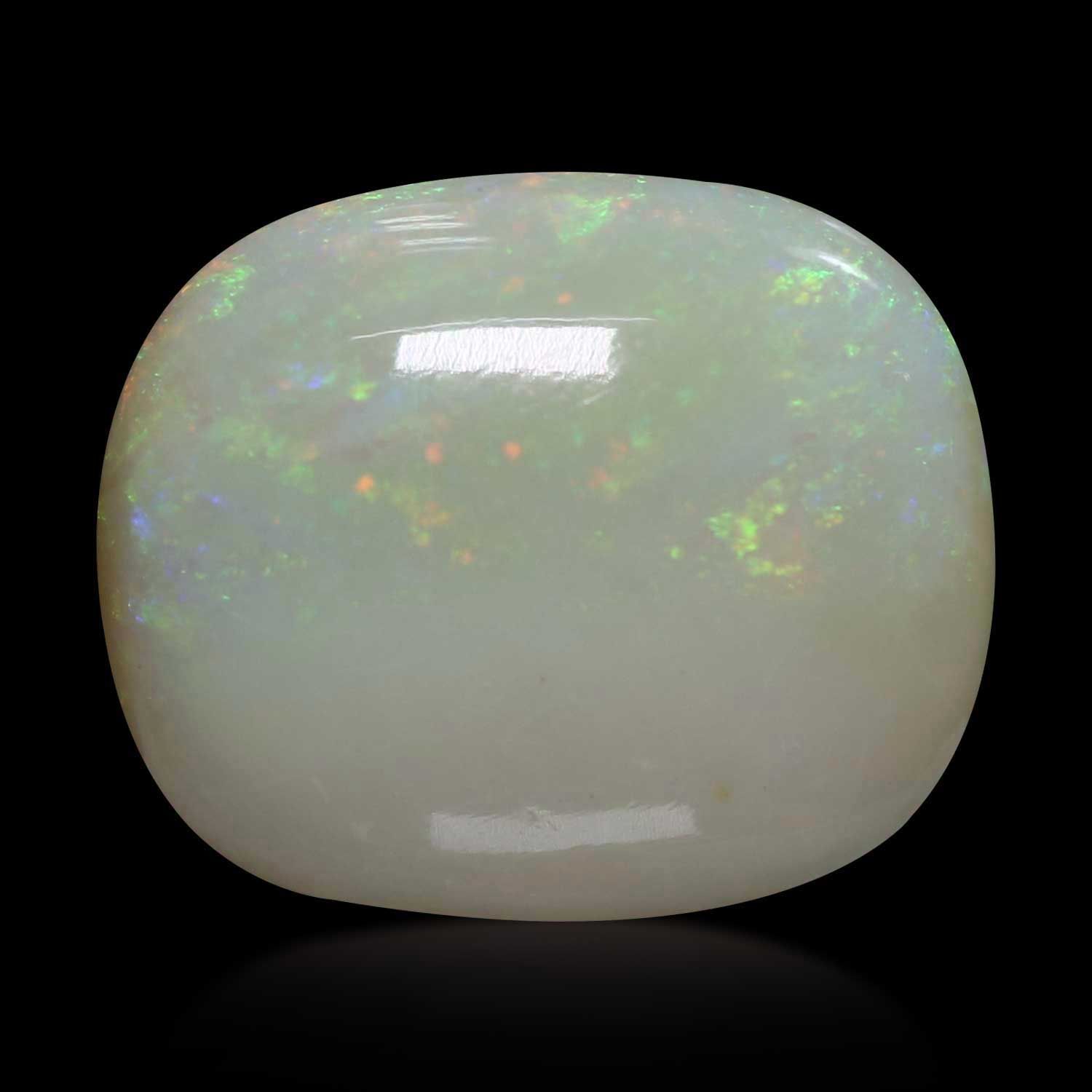 OPAL CABOCHON 9.14ct WHITE MI AUSTRALIA NONE