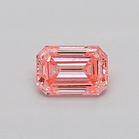 0.32 CT Fancy Intense Orangey Pink EMERALD