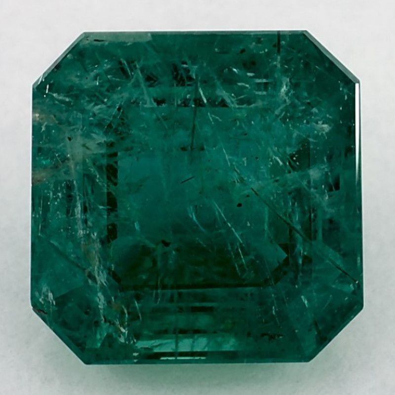 Szmaragd 5,58 ct, zielony, szlif ośmiokątny