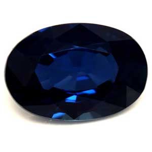 SAPPHIRE FACETED 0.63ct BLUE Intense Blue EC MADAGASCAR NONE