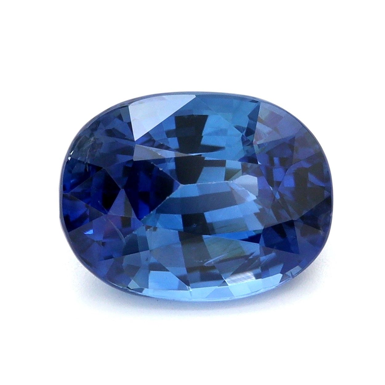 SAPPHIRE FACETED 2.55ct BLUE SI SRILANKA HEATED