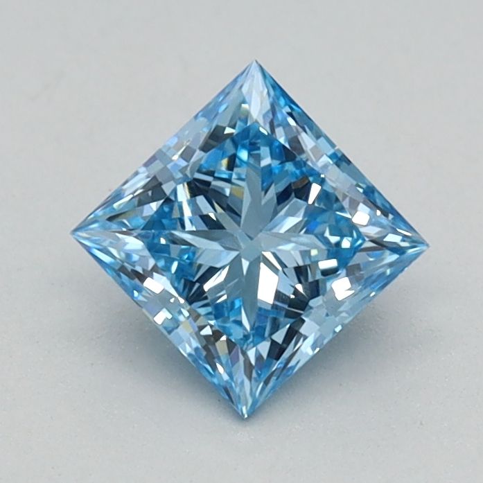 0.49 CT Fancy Vivid Blue PRINCESS
