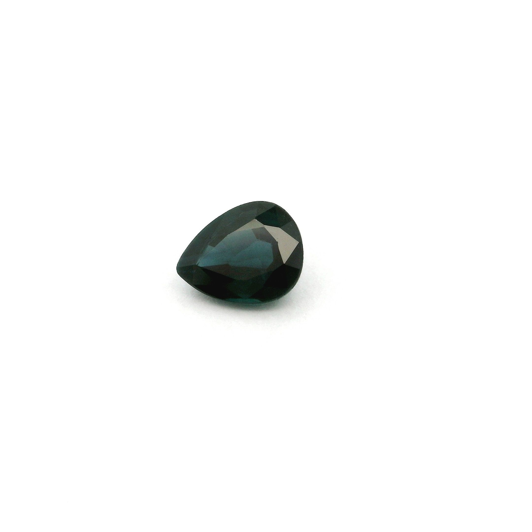 SAPPHIRE FACETED 0.75ct BLUE Deep SI AUSTRALIA HEATED